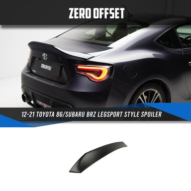 Zero Offset  Legsport Style Spoiler for 12-21 Toyota 86 (ZN6)/Subaru BRZ (ZC6) - MODE Auto Concepts