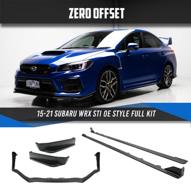 Zero Offset  STI Style Lip Kit for 15-21 Subaru WRX - MODE Auto Concepts