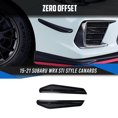 Zero Offset  STI Style Canards for 15-21 Subaru WRX & Levorg - MODE Auto Concepts