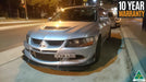 Lancer Evolution VIII Front Lip Splitter With Support Rods - MODE Auto Concepts