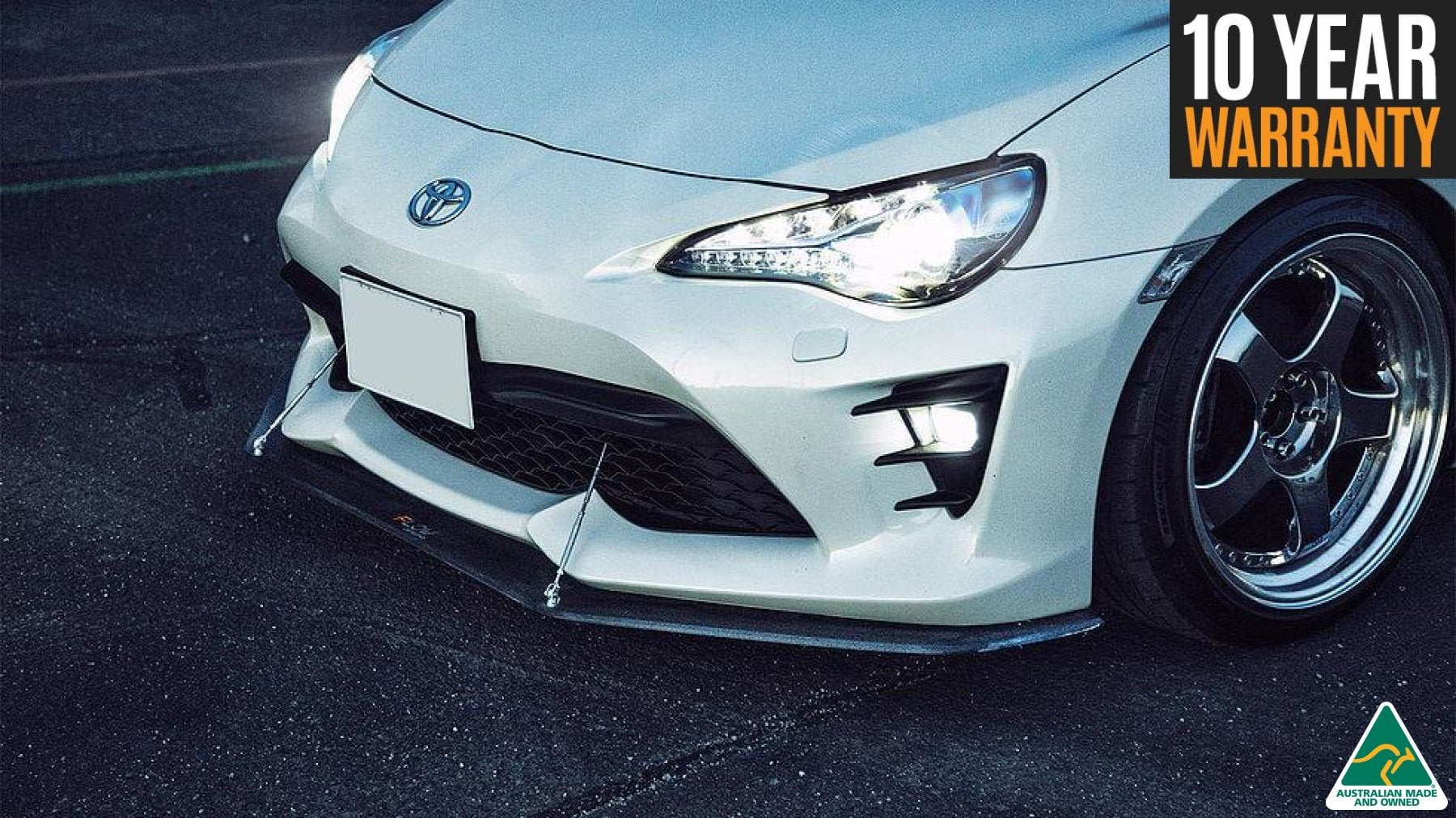 Toyota 86 (Facelift) Front Lip Splitter V2 (With Support Rods) - MODE Auto Concepts