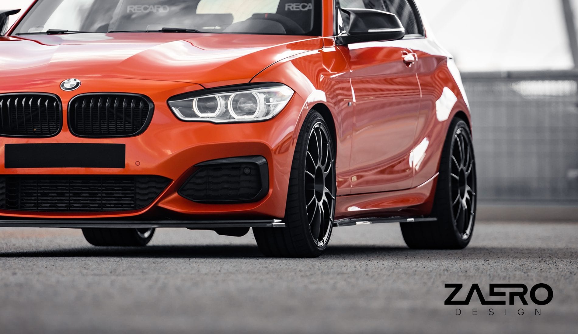 Zaero Designs  EVO-1 Front Lip/Splitter for BMW 1 Series F20 (LCI) 16-19 - MODE Auto Concepts