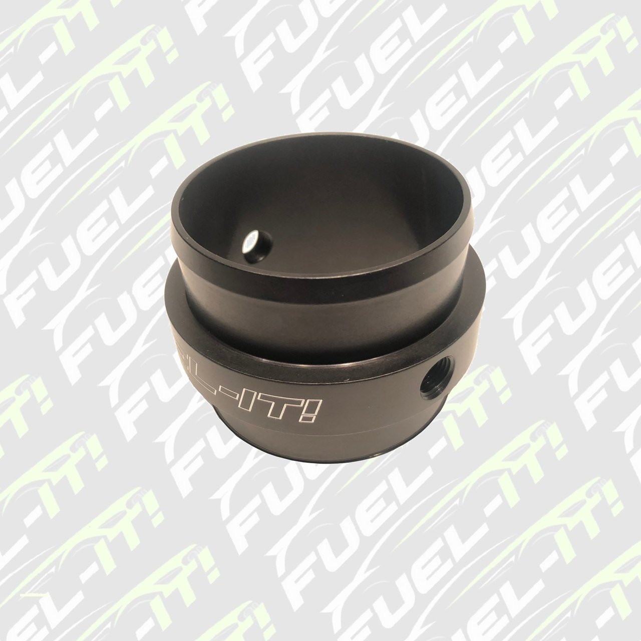 Fuel-It 2.5" ID Billet Charge Pipe Coupler with Two 1/8" NPT / Meth Bungs - MODE Auto Concepts