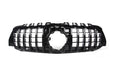 Zero Offset  AMG Panamericana Style Grille for Mercedes A Class W177 Hatch / V177 Sedan 19-23 - Black - MODE Auto Concepts