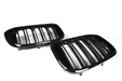 Zero Offset  M Performance Style Gloss Black Grill (Dual Slat) For BMW X3/X4 G01/G02 18-21 - MODE Auto Concepts