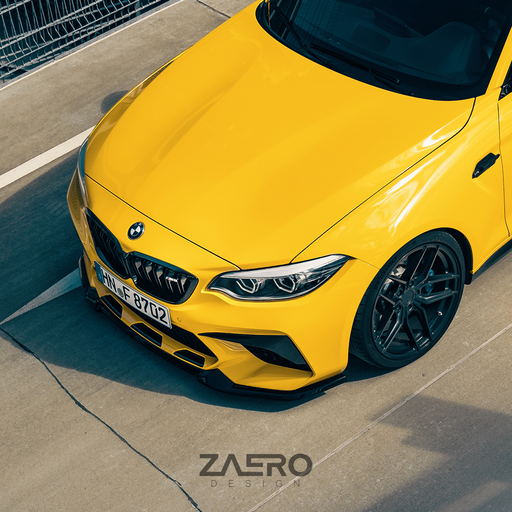 Zaero Designs  EVO-S Front Lip/Splitter for BMW M2 F87 (LCI) 18+ - MODE Auto Concepts