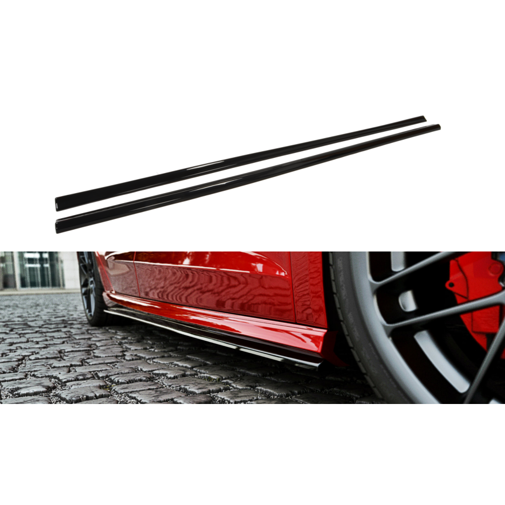 Maxton Design Side Skirts Audi S3 8V / A3 S-Line 8V Hatch Back - MODE Auto Concepts