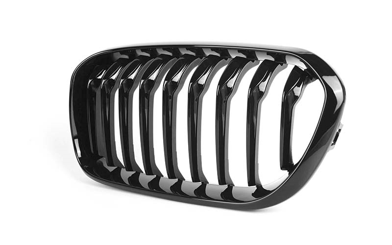 Zero Offset  M Performance Style Gloss Black Grill (Single Slat) For BMW 1 Series F20 15-19 - MODE Auto Concepts