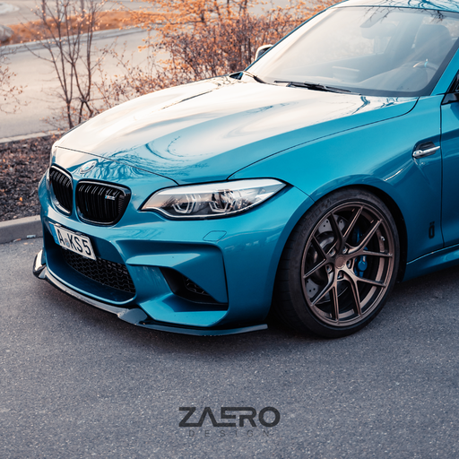 Zaero Designs  EVO-S Front Lip/Splitter for BMW M2 F87 (Pre-LCI) 15-18 - MODE Auto Concepts