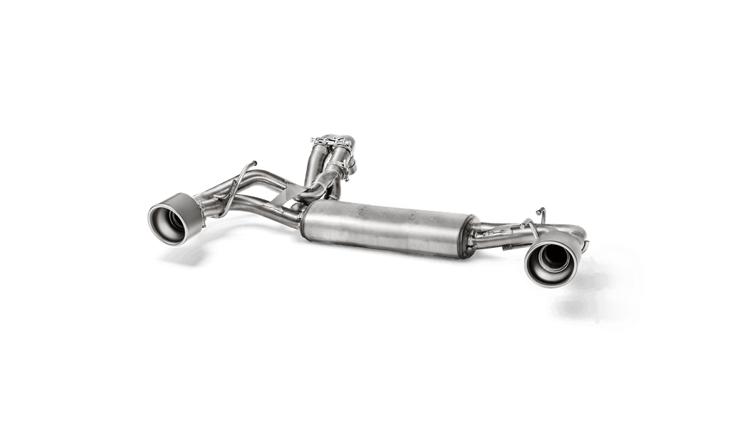 Akrapovic Abarth Stainless Steel Slip On Exhaust System Inc. 595