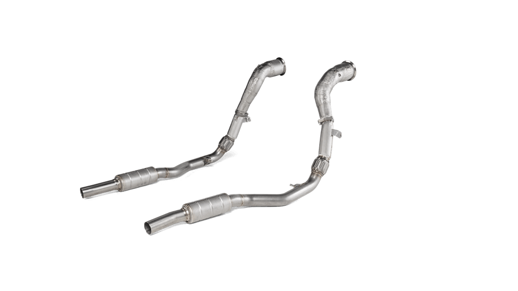Akrapovic Audi 4M RS Q8 Stainless Steel Downpipe & Link Pipe - MODE Auto Concepts