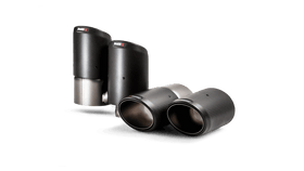 Akrapovič Porsche 536 Cayenne Carbon Tail Pipe Set (Inc. Cayenne, Cayenne S, Turbo & Coupe Turbo S E-Hybrid) - MODE Auto Concepts