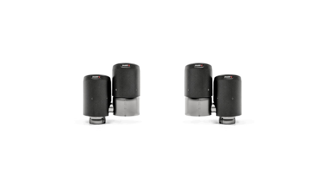 Akrapovič Porsche 971 Panamera Carbon Tail Pipe Set (Inc. Panamera, GTS, Turbo & Sport Turismo 4) - MODE Auto Concepts