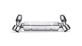Akrapovič Porsche 997 911 Turbo Slip-On Line Titanium Exhaust System With 100 cpsi Cats - MODE Auto Concepts