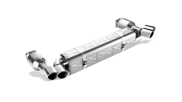 Akrapovič Porsche 997 911 Turbo Slip-On Line Titanium Exhaust System With 100 cpsi Cats - MODE Auto Concepts