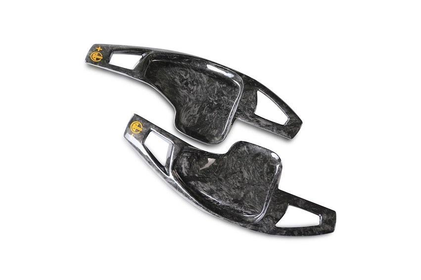 Armaspeed BMW F30 F31 F32 F36 Gloss Black Forged Carbon Fibre Paddle Shifter (Inc. 330i, 340i, 435dx, 440i) - MODE Auto Concepts
