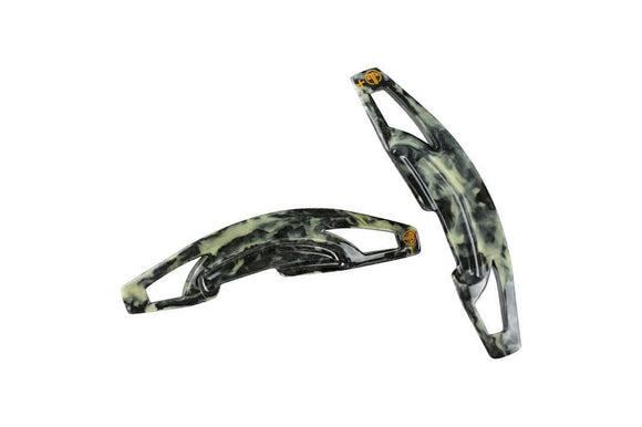 Armaspeed BMW Toyota G20 G21 A90 Luminous Green Forged Carbon Fibre Paddle Shifter (Inc. 325i, 330e, M340i & Supra) - MODE Auto Concepts