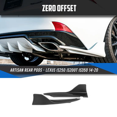 Zero Offset  Artisan Style Rear Pods for Lexus IS250 IS200T IS350 14-20 - MODE Auto Concepts