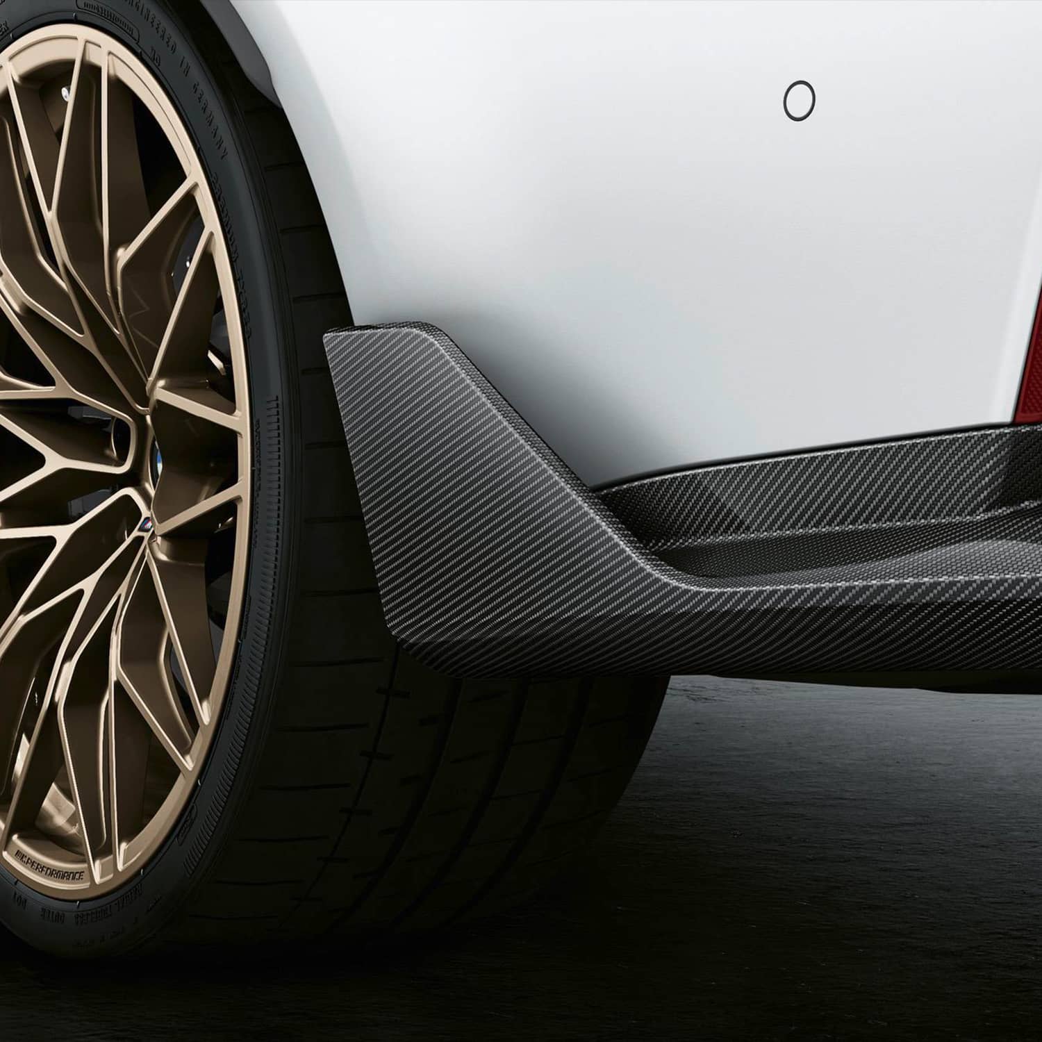 Car Winglets Rear Genuine BMW M Performance Carbon Fibre Rear Winglets for BMW M3 G80 ...