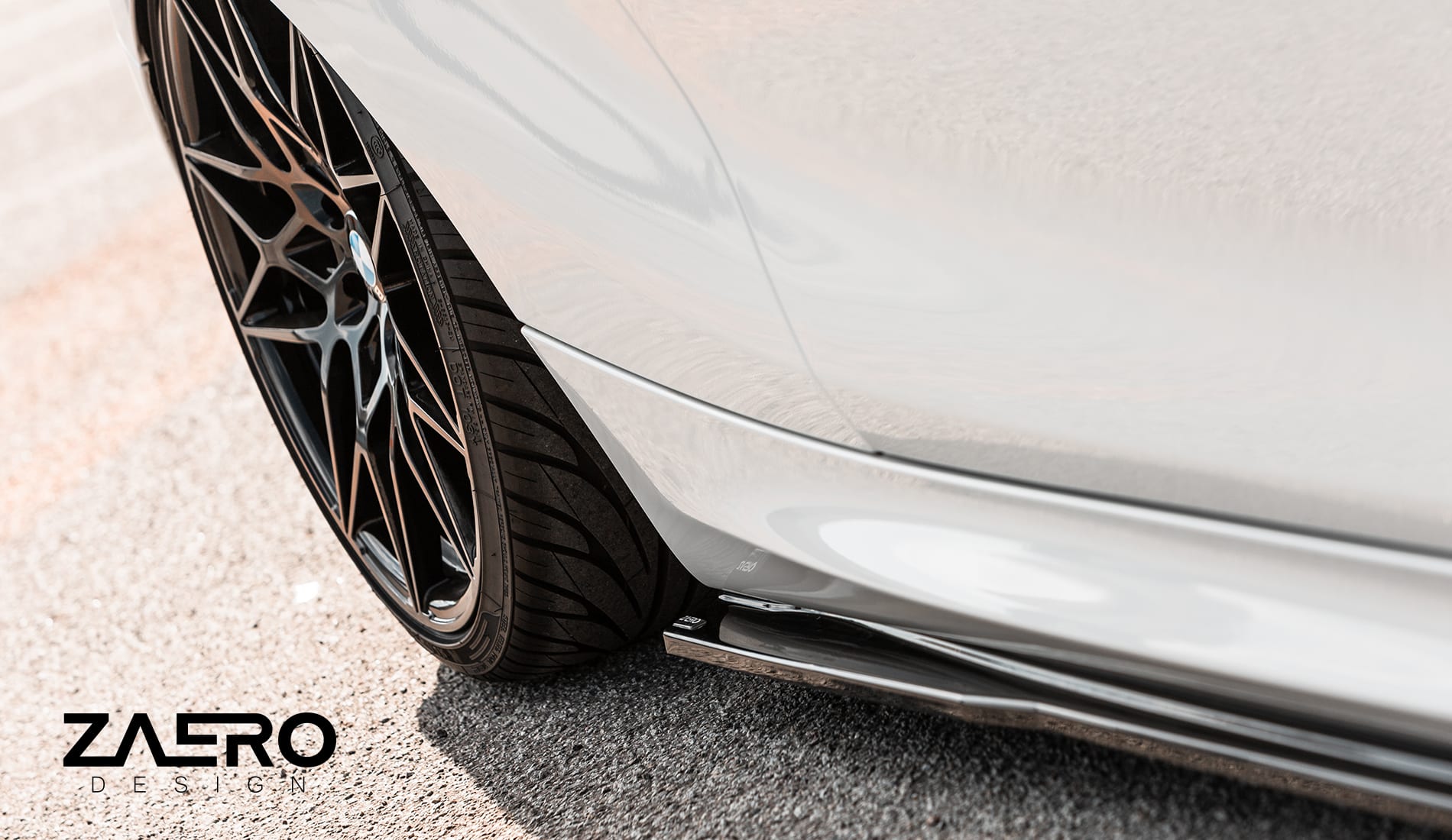 Zaero Designs  EVO-1 Side Splitter for BMW 1 Series F20 (Pre LCI) 12-15 - MODE Auto Concepts