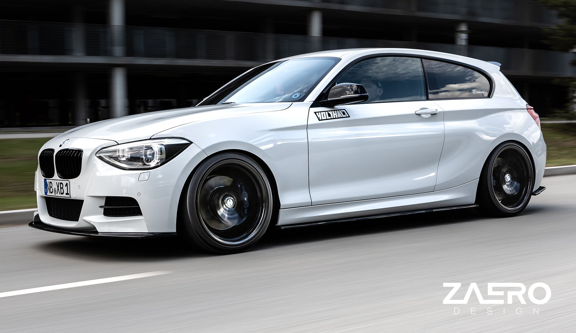 Zaero Designs  EVO-1 Front Lip/Splitter for BMW 1 Series F20 (Pre LCI) 12-15 - MODE Auto Concepts