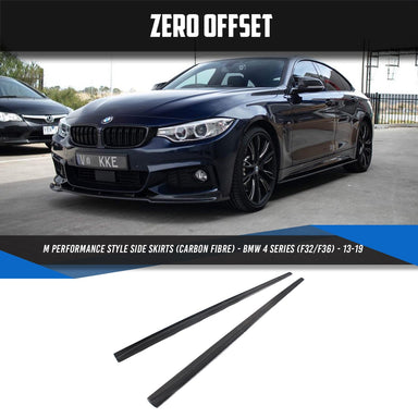 Zero Offset  M Performance Style Side Skirt (Carbon Fibre) for BMW F32 2014-18 - MODE Auto Concepts
