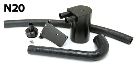 BMS Turbo Double Baffle Oil Catch Can for N20/N26 BMW - Burger Motorsports 