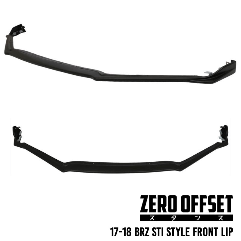 Zero Offset  STI V2 Style Front Lip for 17-21 Subaru BRZ (ZC6) - MODE Auto Concepts