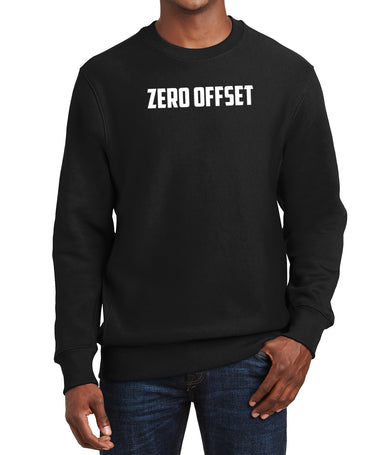 Zero Offset  Zero Offset Collection #3 - Black 'Midnight' Crew Neck - MODE Auto Concepts