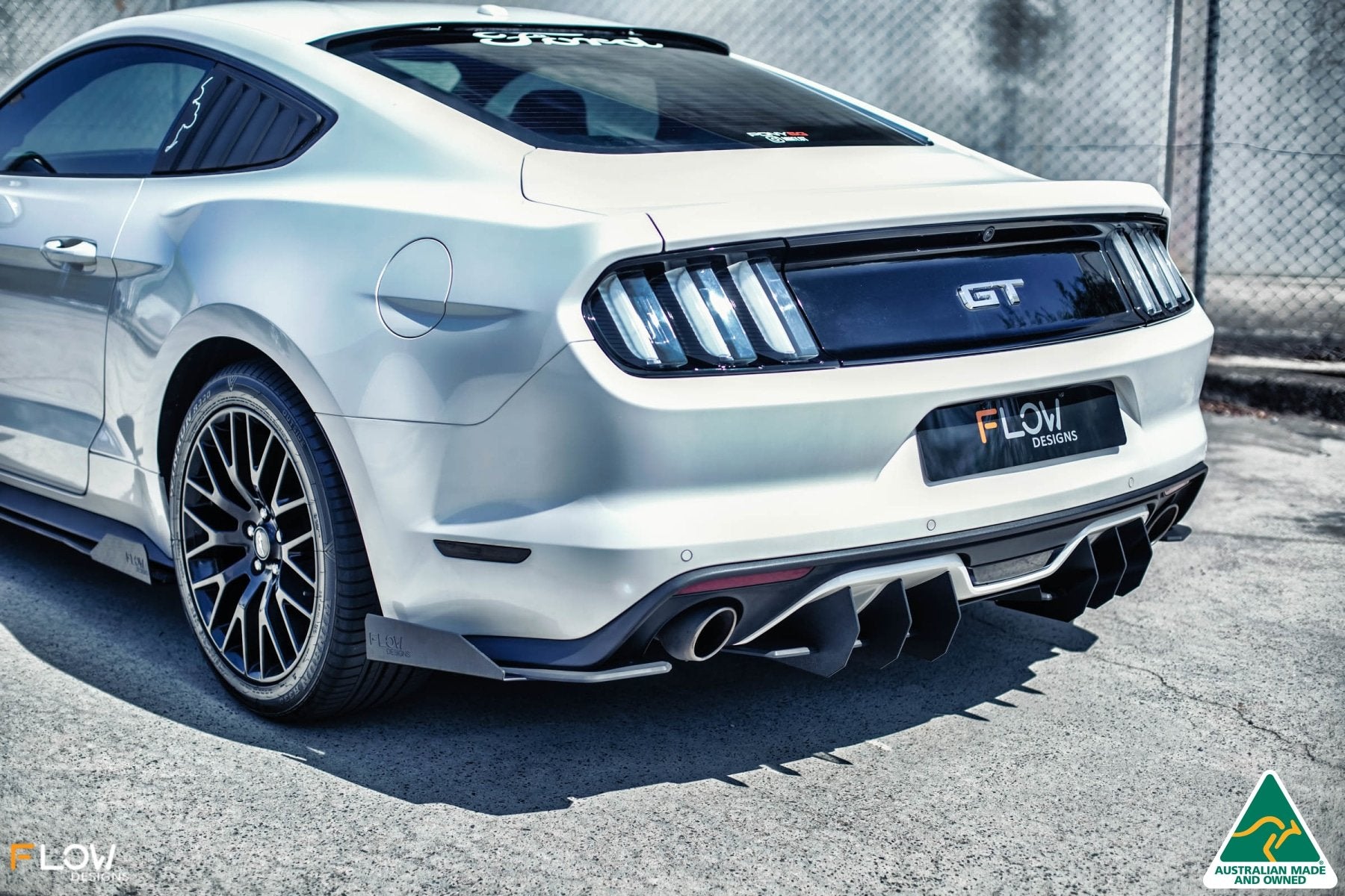 GT Mustang S550 FM Rear Spat Winglets (Pair) - MODE Auto Concepts