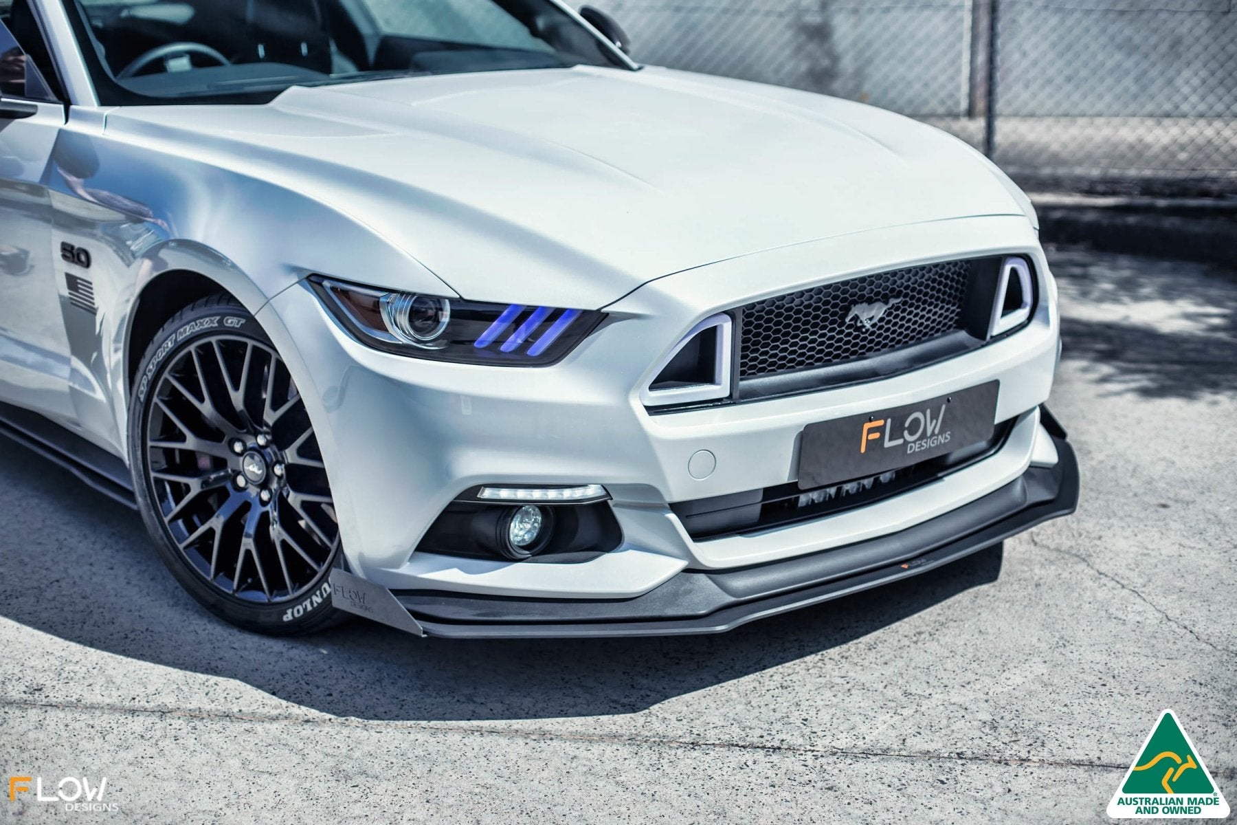 GT Mustang S550 FM Front Splitter Winglets (Pair) - MODE Auto Concepts
