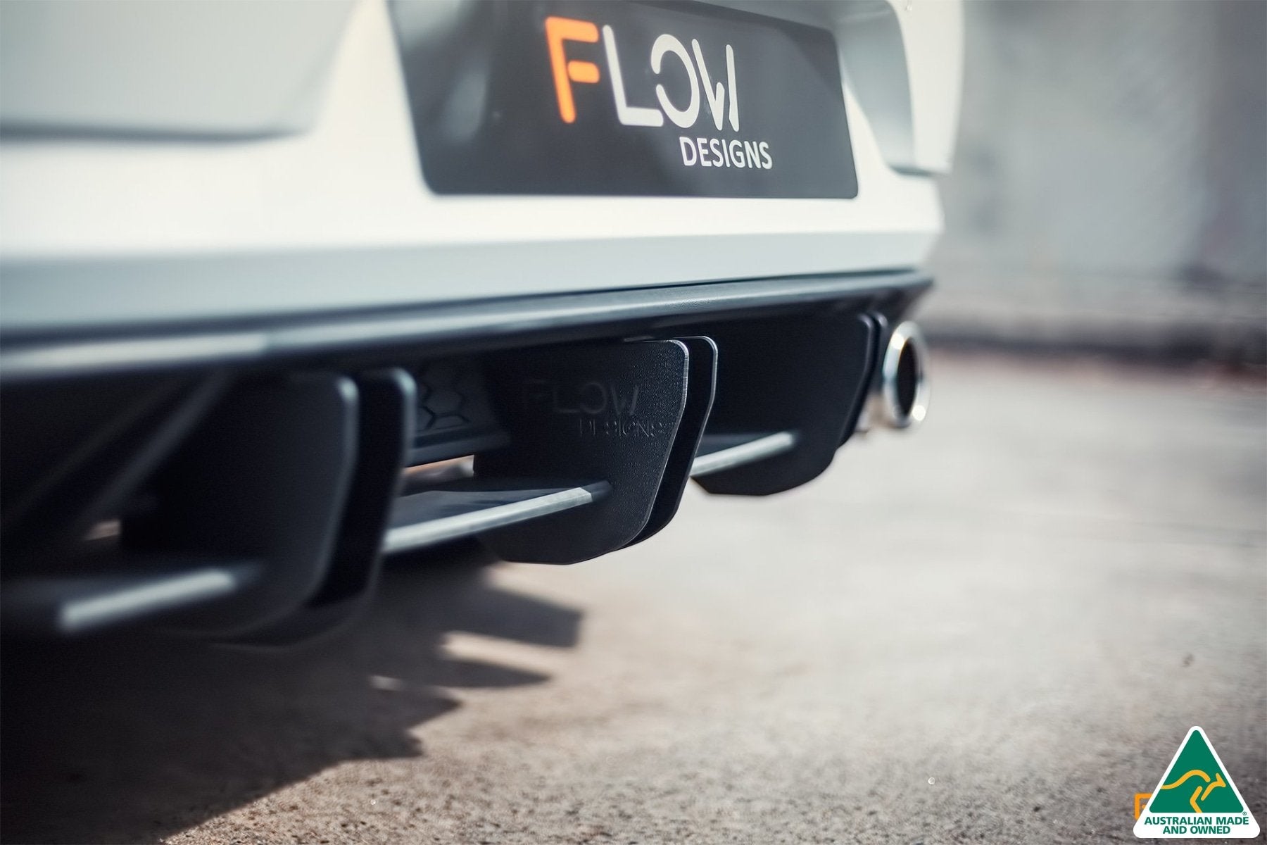 VW MK7.5 Golf GTI Flow-Lock Rear Diffuser - MODE Auto Concepts