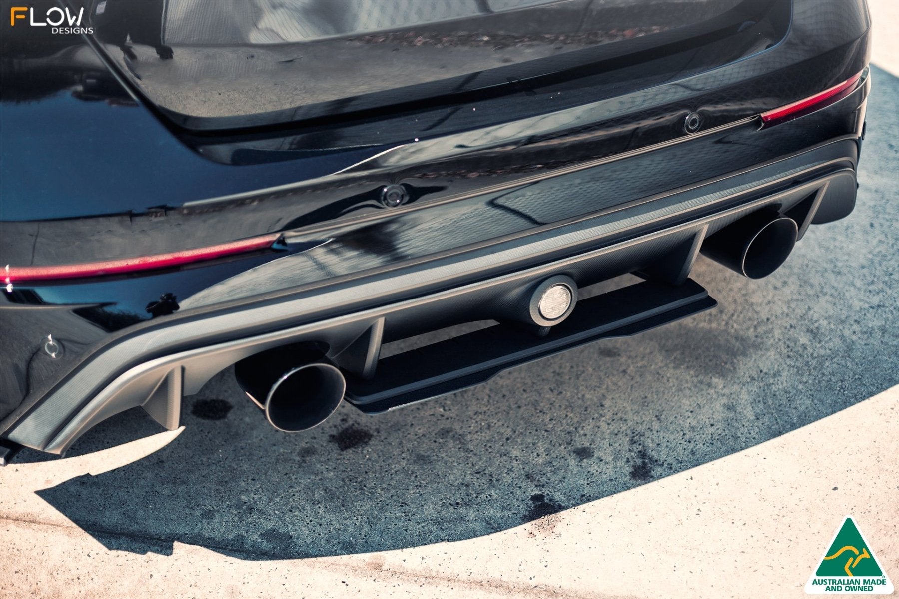 MK3 Focus RS Rear Under Spoiler & Adjustable Fairing (2 Piece) - MODE Auto Concepts