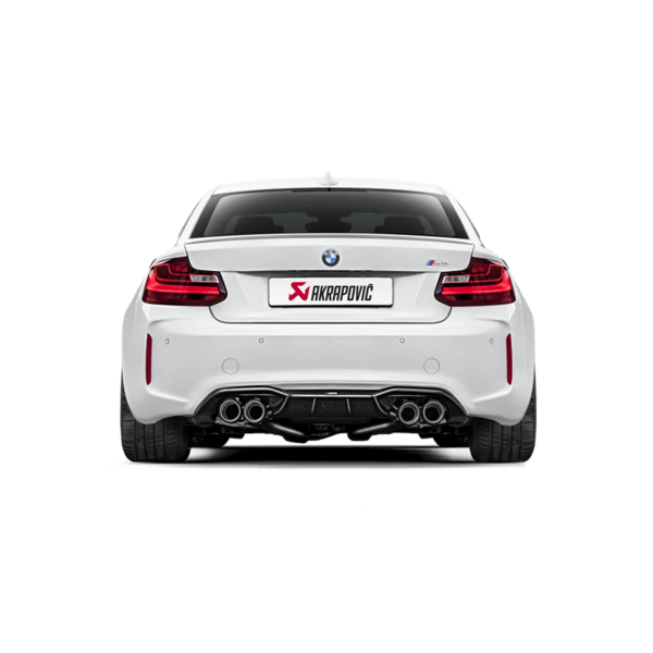 Akrapovic Evolution Line (Titanium) w Carbon Tailpipes suits BMW M2 F87 - MODE Auto Concepts
