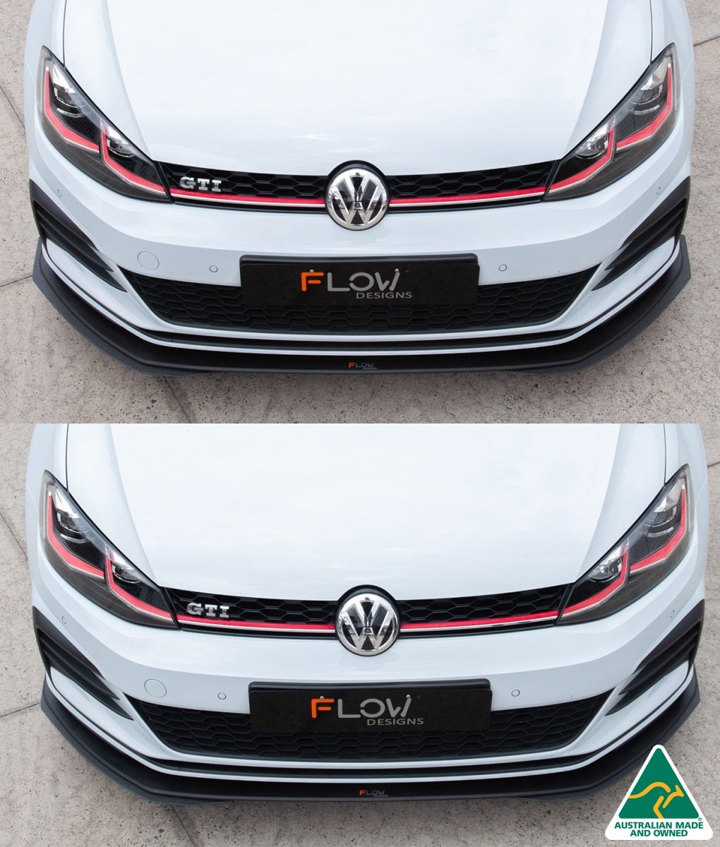 VW MK7.5 Golf GTI Front Splitter Extensions (Pair) - MODE Auto Concepts