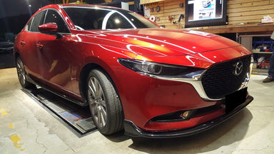 Zero Offset  Kuroi Style Front Lip for 19+ Mazda 3 BP (Sedan) - MODE Auto Concepts