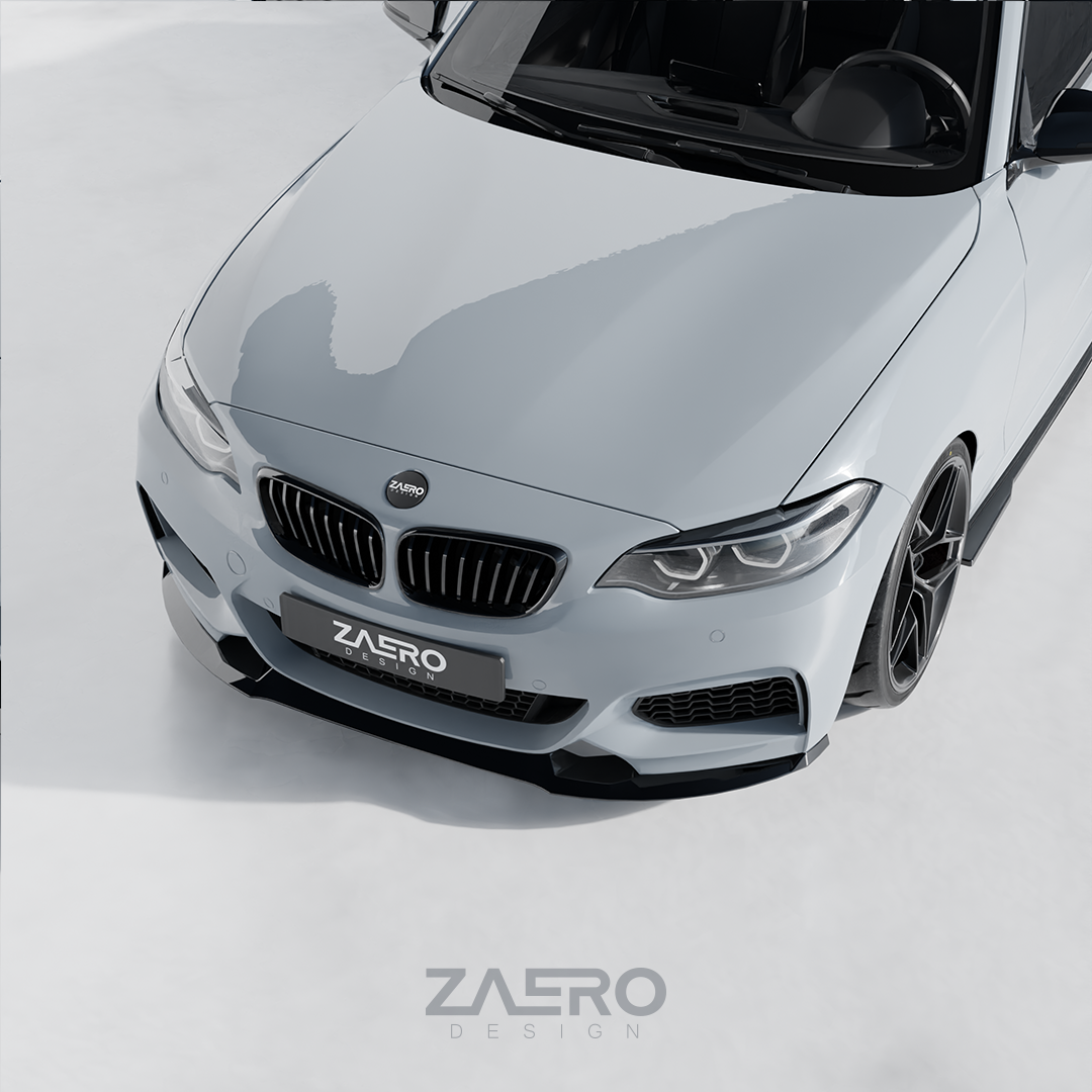 ZAERO Design BMW F22 F23 M235i M240i Gloss Black Body Kit