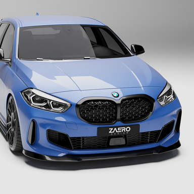 Zaero Designs  EVO-1 Front Lip/Splitter for BMW 1 Series F40 (Pre-LCI) 20+ - MODE Auto Concepts