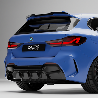 Zaero Designs  EVO-1 Diffuser for BMW 1 Series F40 (Pre-LCI) 20+ [Single Exit] - MODE Auto Concepts