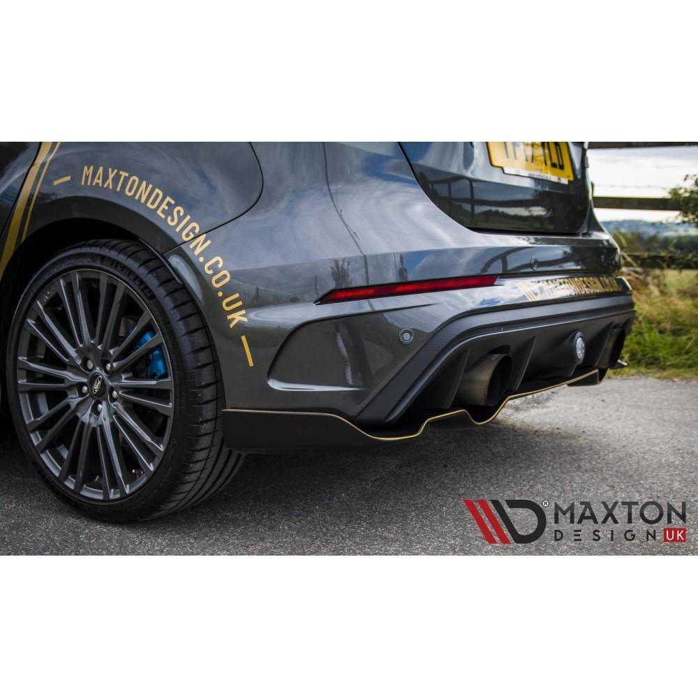Maxton Design Ford Focus 3 RS 'Aero' Central Rear Splitters - MODE Auto Concepts