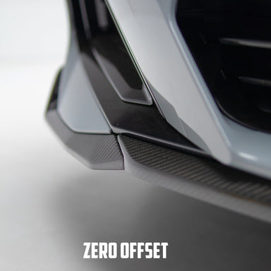 Zero Offset  M Performance Style Pre-Pregged Dry Carbon Fibre Front Lip  - BMW 2 Series Coupe G42 21+ - MODE Auto Concepts