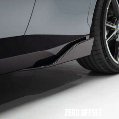 Zero Offset  M Performance Style Pre-Pregged Dry Carbon Fibre Side Skirts  - BMW 2 Series Coupe G42 21+ - MODE Auto Concepts