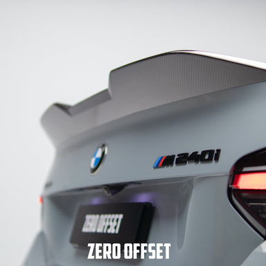 Zero Offset  M Performance Style Pre-Pregged Dry Carbon Fibre Spoiler  - BMW 2 Series Coupe G42 21+ / M2 G87 23+ - MODE Auto Concepts
