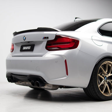 Zero Offset  CS Style Trunk Lid Spoiler Carbon Fibre for BMW 2 Series M2 F22 F87 14-21 - MODE Auto Concepts