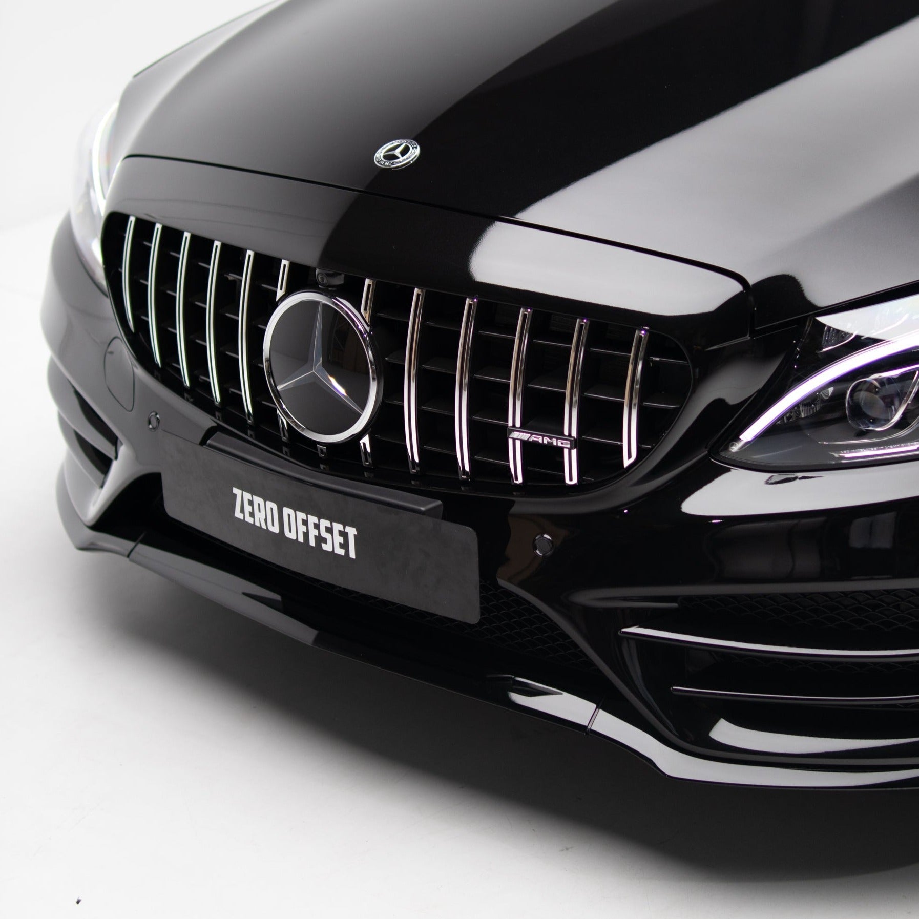 Zero Offset AMG Panamericana Style Grille for Mercedes C Class