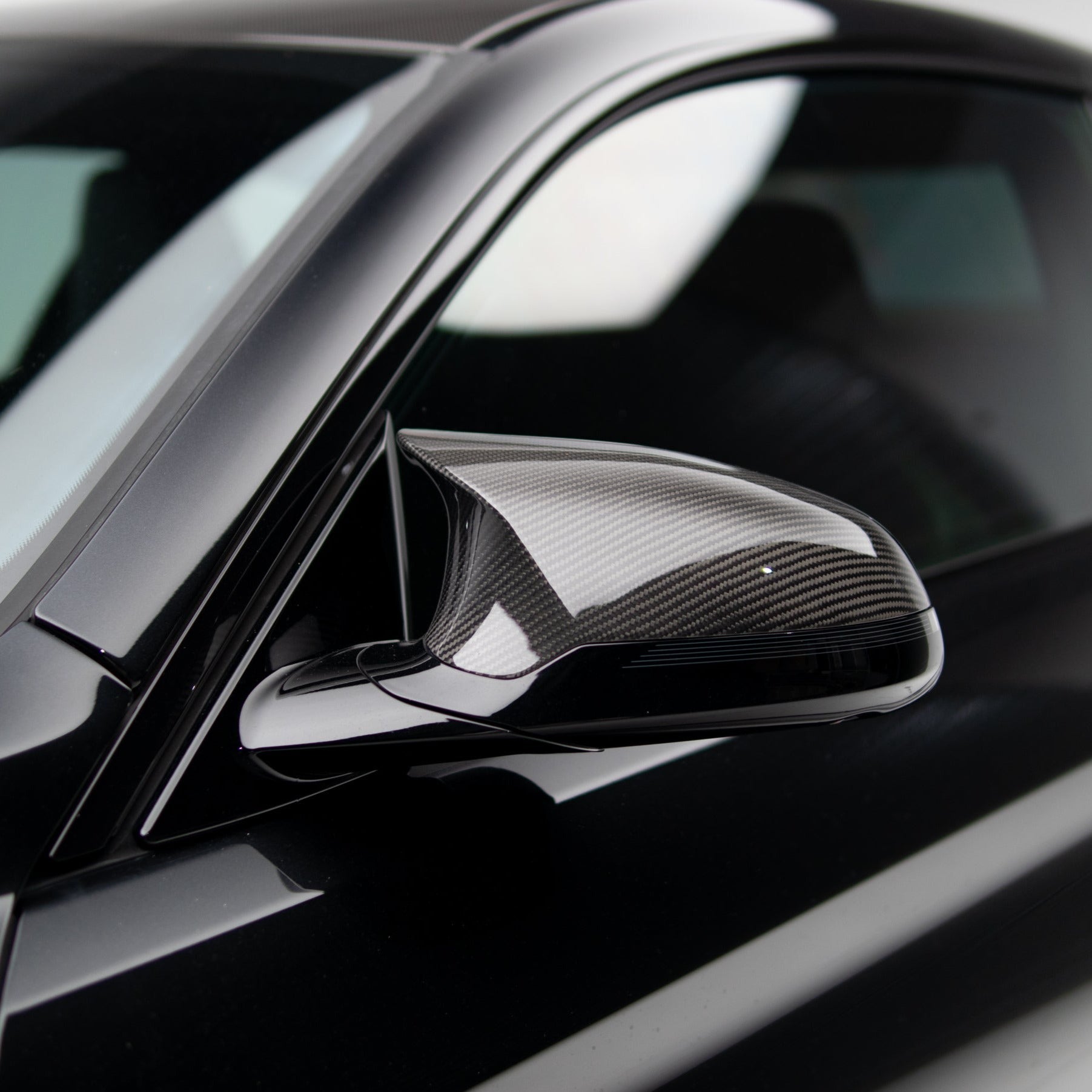 Zero Offset  M-Performance Style Pre Pregged Dry Carbon Mirrors For BMW M2 Comp F87 / M3 F80 / M4 F82 F83 - MODE Auto Concepts