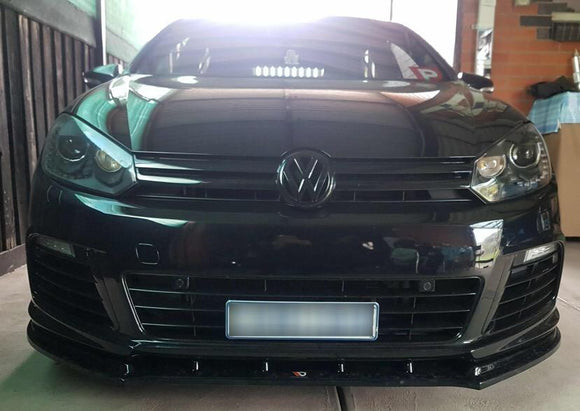 Maxton Design Front Splitter VW Golf Mk6 R Front Lip - MODE Auto Concepts