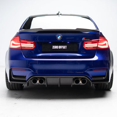 Zero Offset M4 Style Spoiler Pre Pregged Dry Carbon Fibre for BMW 3 Series F30 13-18 / M3 13-20 F80 - MODE Auto Concepts