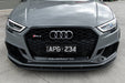 Zero Offset  ZO Exclusive Front Lip for Audi RS3 17-21 (8V) [SEDAN] (Carbon Fibre) - MODE Auto Concepts