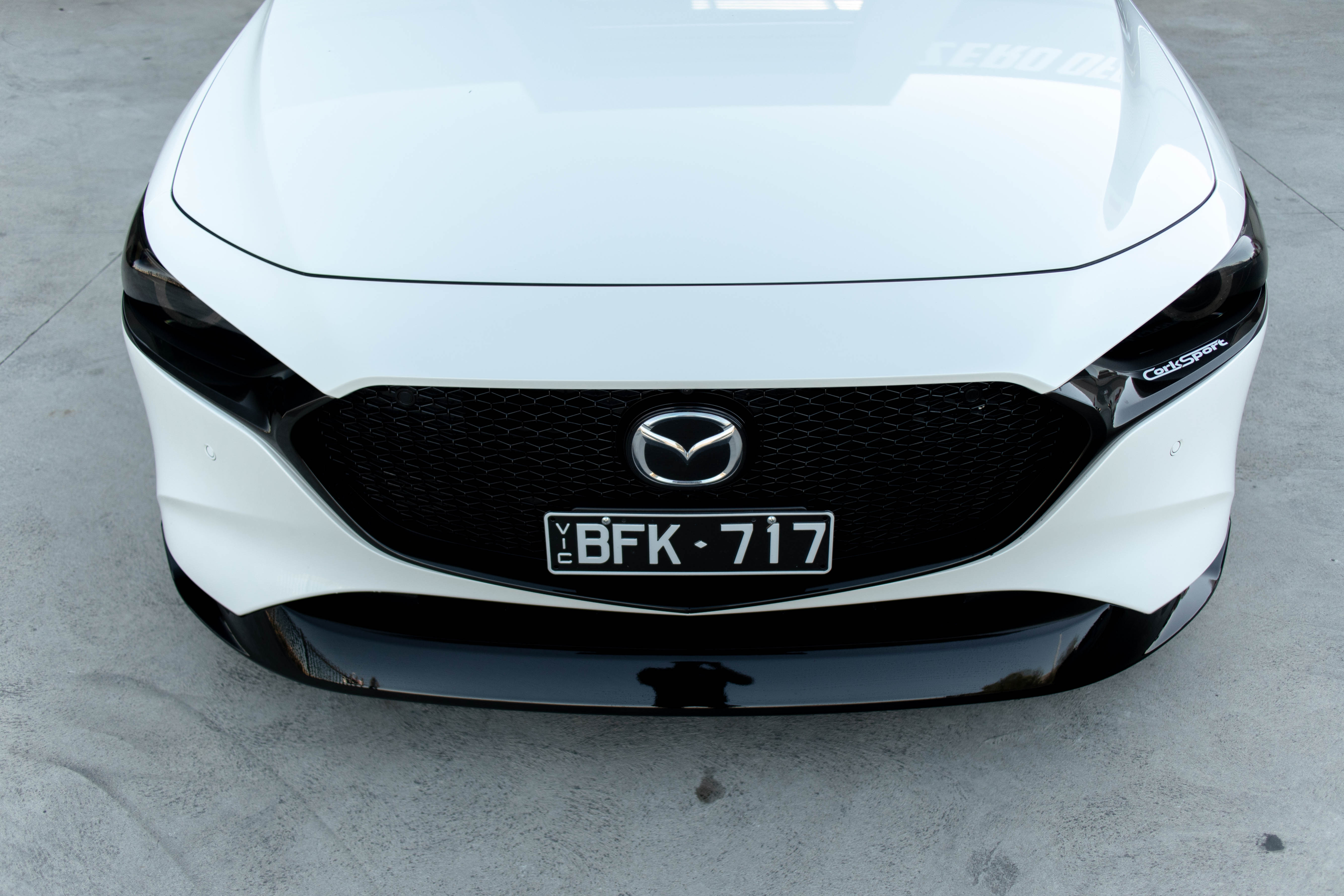 Zero Offset  Kuroi Style Front Lip for 19+ Mazda 3 BP (Hatch) - MODE Auto Concepts